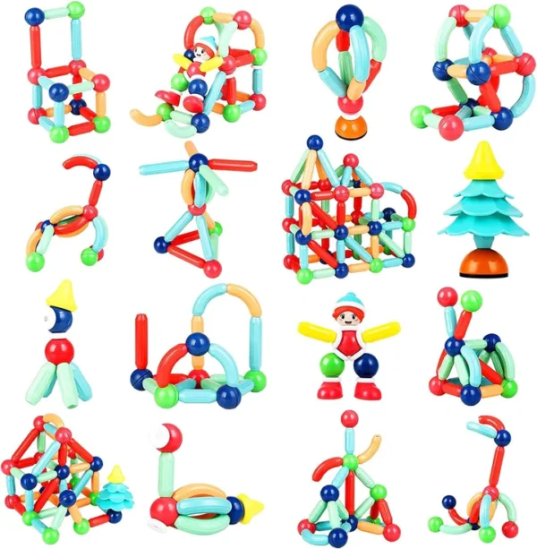 Magnetic Sticks 36 pcs Building Blocks for Kids